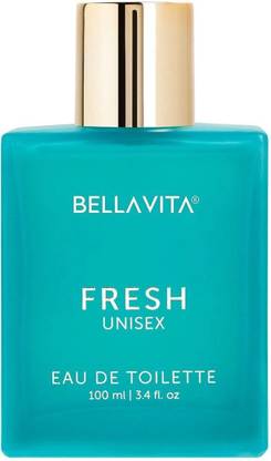 BELLAVITA Fresh Eau De Toilette Unisex Perfume with Bergamot, Orris Lavender & Ylang Ylang Perfume - 100 ml