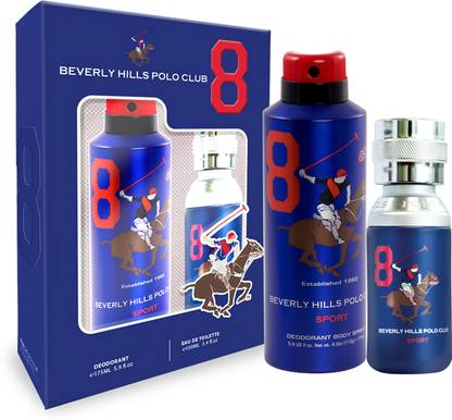 BEVERLY HILLS POLO CLUB Sport No.8 Gift Set (De Toiletteml)