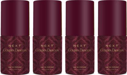 NEXT New Edition Golden Dragon with Versatile Fragrance (10ml X 4) Long Lasting Eau de Parfum  -  40 ml