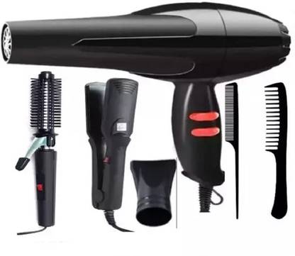 RK INDIA Hair dryer with 522 hair straightener,471 hair curler and 2 tail comb Personal Care Appliance Combo
