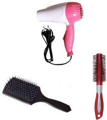 vbear Hair Dryer, Paddle Comb, Round Comb Personal Care Appliance Combo