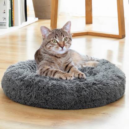 Zexsazone The round donut is perfect for indoor cats and puppies winter, Summer XXXL Pet Bed