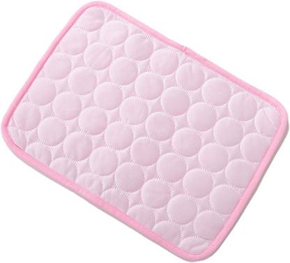 KUBER INDUSTRIES Rectangular Dog & Cat Bed|Premium Cool Ice Silk with Polyester With Bottom Mesh S Pet Bed