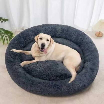 Zexsazone Round donut soft pet bed is perfect for large dog, pet family size M Pet Bed