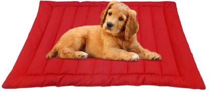 I WISH Dog/Quilt/Line/Happy Red-1 M Pet Bed
