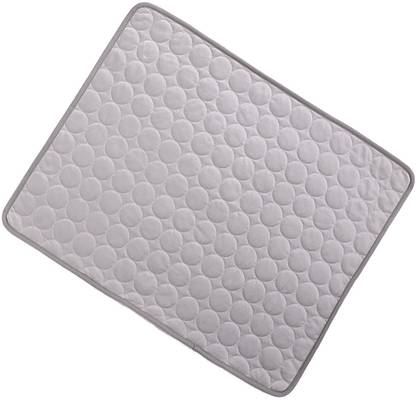 KUBER INDUSTRIES Rectangular Dog & Cat Bed|Premium Cool Ice Silk with Polyester With Bottom Mesh M Pet Bed