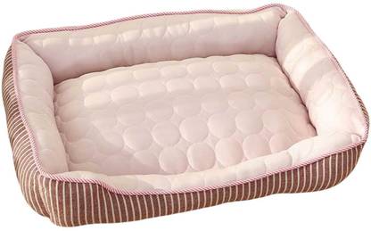 Lyla Cooling Dog Bed Summer Ice Feeling Cat Pet Pad Breathable Mat Comfortable Pink S M Pet Bed