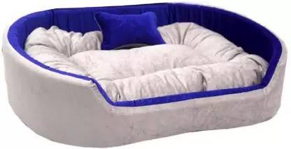 PetsKart Reversible Soft Velvet Sofa Shape Dog ,Cat Pet Bed, Comfortable,With Pillow XXL Pet Bed