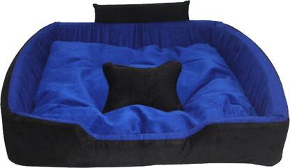 Expecting Smile Reversible Super Soft Premium Square Velvet Fabric Sofa Shape Dog ,Cat Pet Bed XXXL Pet Bed