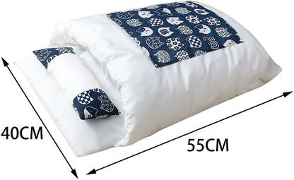 Lyla Cat Bed Semienclosed Cat House Cat Sleeping Bag for Cats and Small Dog M M Pet Bed