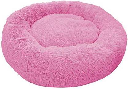 Fluffy Fluffys Luxurious Deluxe Soft Fabric Dog Bed Washable Sofa Round Cushion S Pet Bed