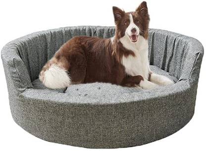 Pet United Grey Foam Round S1 S Pet Bed
