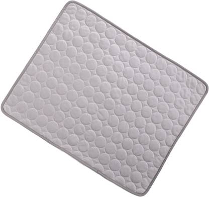 KUBER INDUSTRIES Rectangular Dog & Cat Bed|Premium Cool Ice Silk with Polyester With Bottom Mesh S Pet Bed