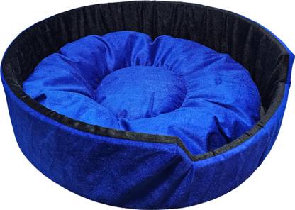 Guru Dog & Cat Round Shape Bed with Removable Cushion, Comfortable, S, LWH, 51x51x15 S Pet Bed