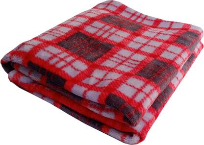 Ayra pet care BLKT-24CHECKRD-L Dog, Cat Blanket