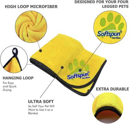 SOFTSPUN Microfiber Pet cat Dog Blanket. Dog, Cat Blanket