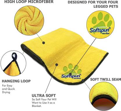 SOFTSPUN Microfiber Pet Dog, cat Blanket Cat, Dog Blanket