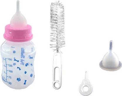 SHOPET Shopet Feeding Milk Bottle –Multi-Color Nursing Feeder Puppies Kittens Goat Plastic Pet Bottle