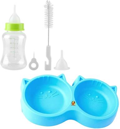 Foodie Puppies Plastic, Stainless Steel Pet Bowl & Bottle