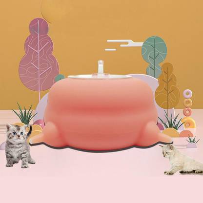 Lyla Pet Milk Feeding Device Newborn Puppy Feeder Multi Nozzles for Rabbit Kitten Silicone Pet Bowl