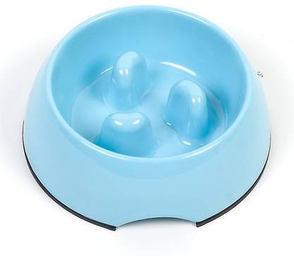 Sip Stop Bloat Dog Bowl For Fast Easters,Slow Eating Dog Bowl Plastic Pet Bowl