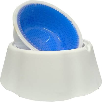 SPET Coo Bowl Chilled Water Bowl or Dogs Keeps water fresh & cold Plastic Pet Bowl