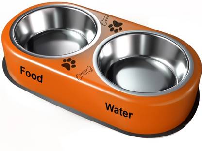 Subaka Dog & Cat Food Bowl For All Breed Sizes Pet Bowl Mat