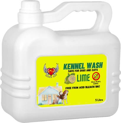 Tickz Off Kennel wash Pet Area Freshener- 5L Odour Remover Urine Free Odour - Lime Pet Cage Cleaner