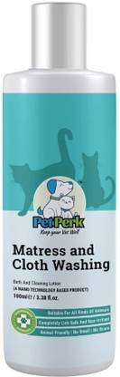 PET PERK Mattress and Cloth Washing Solution Based Formulation Suitable for Cats Pet Cage Cleaner