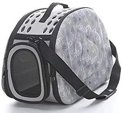 DogTrust Fabric Crate Pet Dog Travel Carrier Kennel, Dog and Cat Carry Bag (20.4 x 8.6 x 11.4 Inches) Multicolor Backpack Pet Carrier