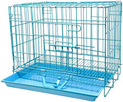 Pet Guard cage Kennel Blue Color Rust Proof Metal Folding Kennel for Dogs Blue Pet Crate