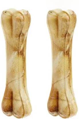 JAPIN White Rawhide Calcium Bone for Dogs Chicken Dog Chew