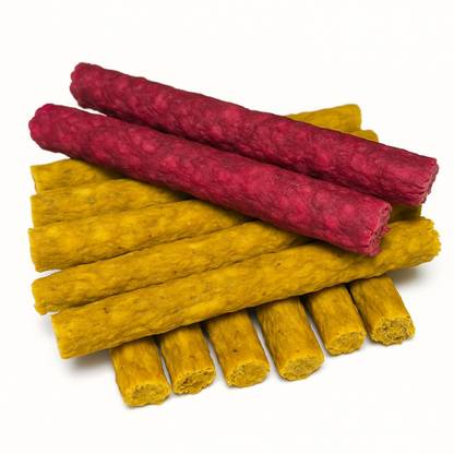 Dogchee Munchy Sticks For Dogs, Dog Chew Sticks,(500 Gram).Healthy and tasty.Combo Chicken, Mutton Dog Chew