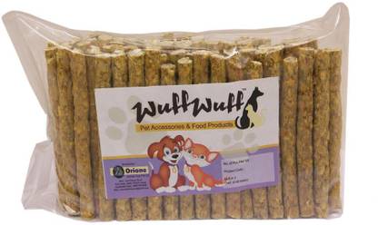 Wuff-wuff Dog Chew Sticks /Munchies Chicken Flavour (800 Gms) Chicken Dog Chew