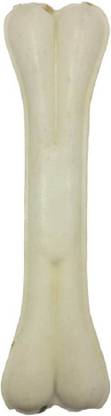 BRANDON 12 Inch 1 Pcs White Pressed Chew Bone For Dogs Promotes Healthy Teeth & Gums Dog Chew