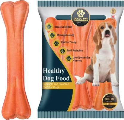 DoggoBite Chicken Barbeque Dog Bone 8 Inch 1 Chew Bone Barbecue Dog Chew