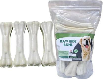 Wagify Dog Bone 6 Inch 4 pcs Dog Treat , Dog Bones, Calcium Bones, Rawhide Bone Chicken, Beef Dog Chew