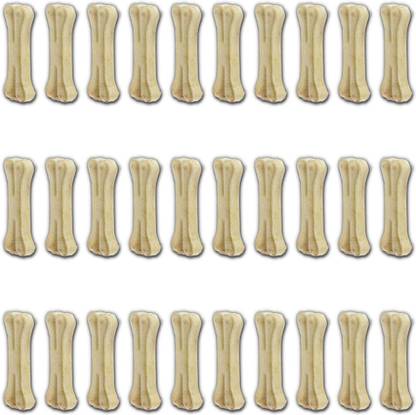 The PetZu Pressed Dog Chew Bones 3 Inch - Pack of 28 Bones Beef Dog Chew
