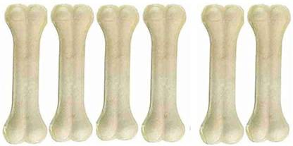 Hundur Store Pet treat And accessories Digestible Calcium Press Bone 4 inch Chicken Dog Chew