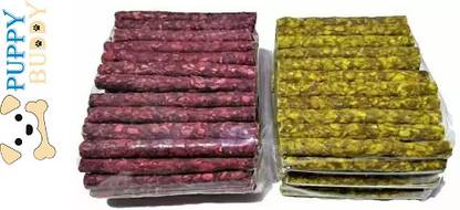 Puppy buddy Pet Food Dog Chicken Chew Munchy+Mutton Munchies Sticks Treat Dog Cat Puppy Mutton, Chicken Dog Chew
