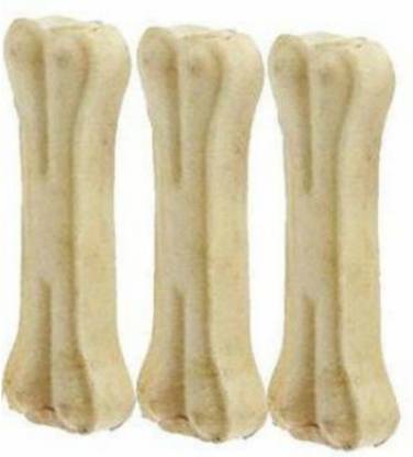KALEYE Pressed Dog Bone 6 inches (Medium) - Pack of 3 Bones. Dog Chew Treat Beef, Chicken Dog Chew