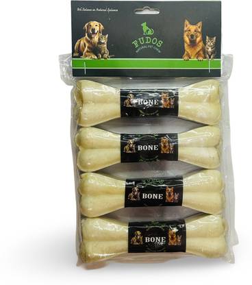 FUDOS Bones Rawhide Chews for Dogs of All Size Puppy Food ( 5 Inch 1 Piece) Dog & Cat Chew