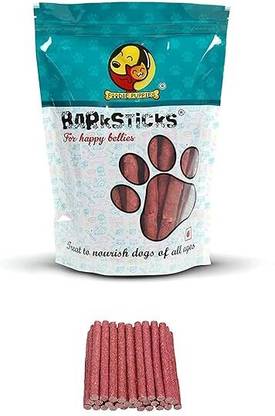 Foodie Puppies Barksticks Munchy Chew Mutton Sticks for Dogs - 5kg | Improve Dental Health Mutton Dog Chew