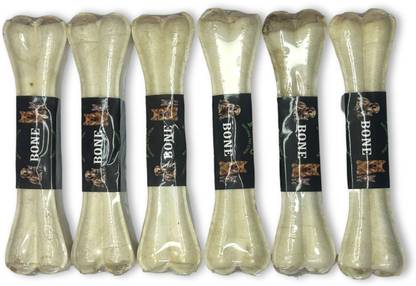 FUDOS Bones Rawhide Chews for Dogs of All Size Puppy Food ( 4 Inch 2 Piece) Dog & Cat Chew