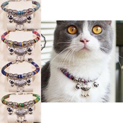 Pet Guard Ethnic cat necklace cute design for dog and cat Small Size Info Engraved Dog & Cat Collar Charm