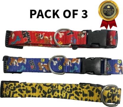 SUPER Soft and Lightweight Dog Collar for All Breeds Neck Belt with Adjustable Buckle Plain Dog & Cat Collar Charm