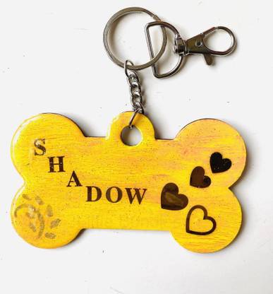 LITTLE BUNDLES Little Bundles™ Presents Personalize Pet Name/Collar Tag for Dog-Puppy Pets Info Engraved Dog Collar Charm