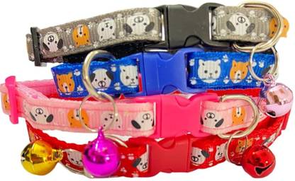 DogTrust 4 pcs teddy pritn_01 Bell Dog & Cat Collar Charm