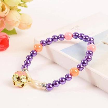 SUPER DOG PUPPY / CAT PEARL NECKLACE WITH Bell Dog & Cat Collar Charm
