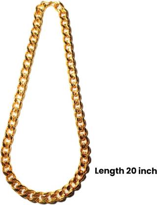 house of common Dog Chain and Neckless Medium/Small(Gold Color) Plain Dog Collar Charm